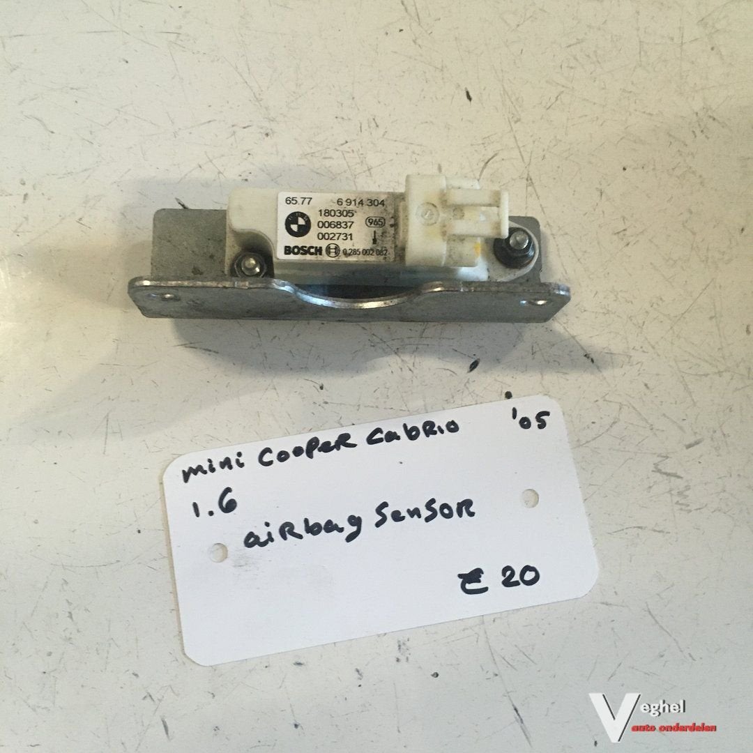 Mini Cooper Cabrio 1.6 2005  Airbag sensor 65.77 6 914 304, -, Utilisé, -, -