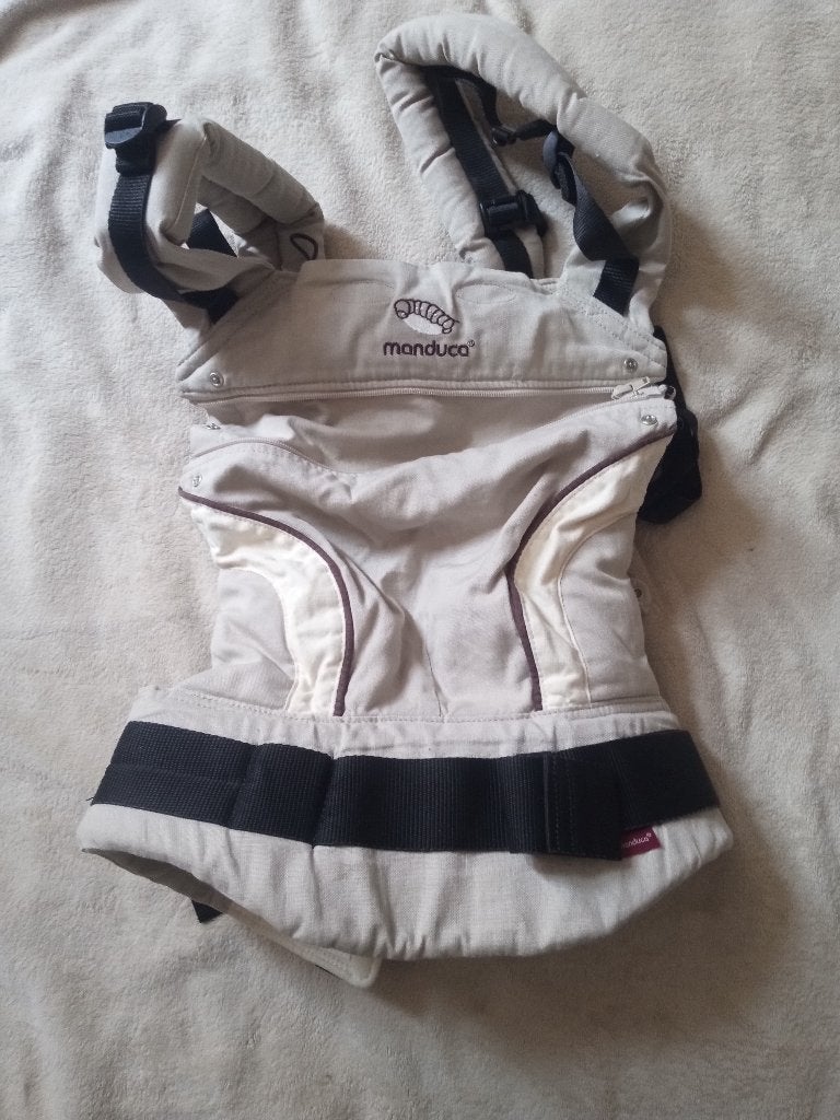 Porte bébé Manduca, Zo goed als nieuw, Buik, Draagzak, Ophalen