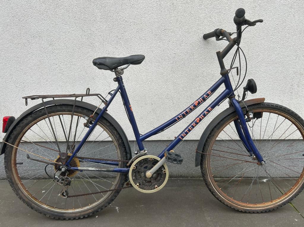 Damesfiets/ studentenfiets/ stationsfiets Interphar, Fietsen en Brommers, Fietsen | Dames | Damesfietsen, Ophalen, Gebruikt, Versnellingen