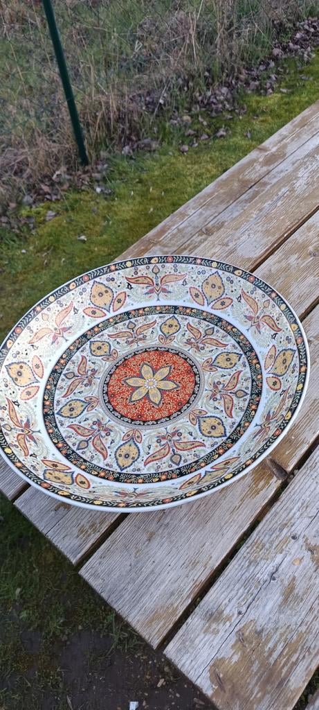 Magnifique plat taous Marocain 40,5cm, Enlèvement ou Envoi