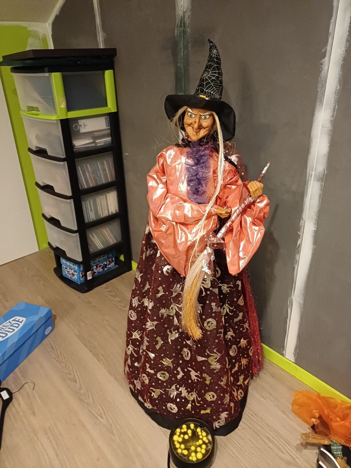 sorcière ‍️ socle parapluie 129cms, Enlèvement, Utilisé, Autres types