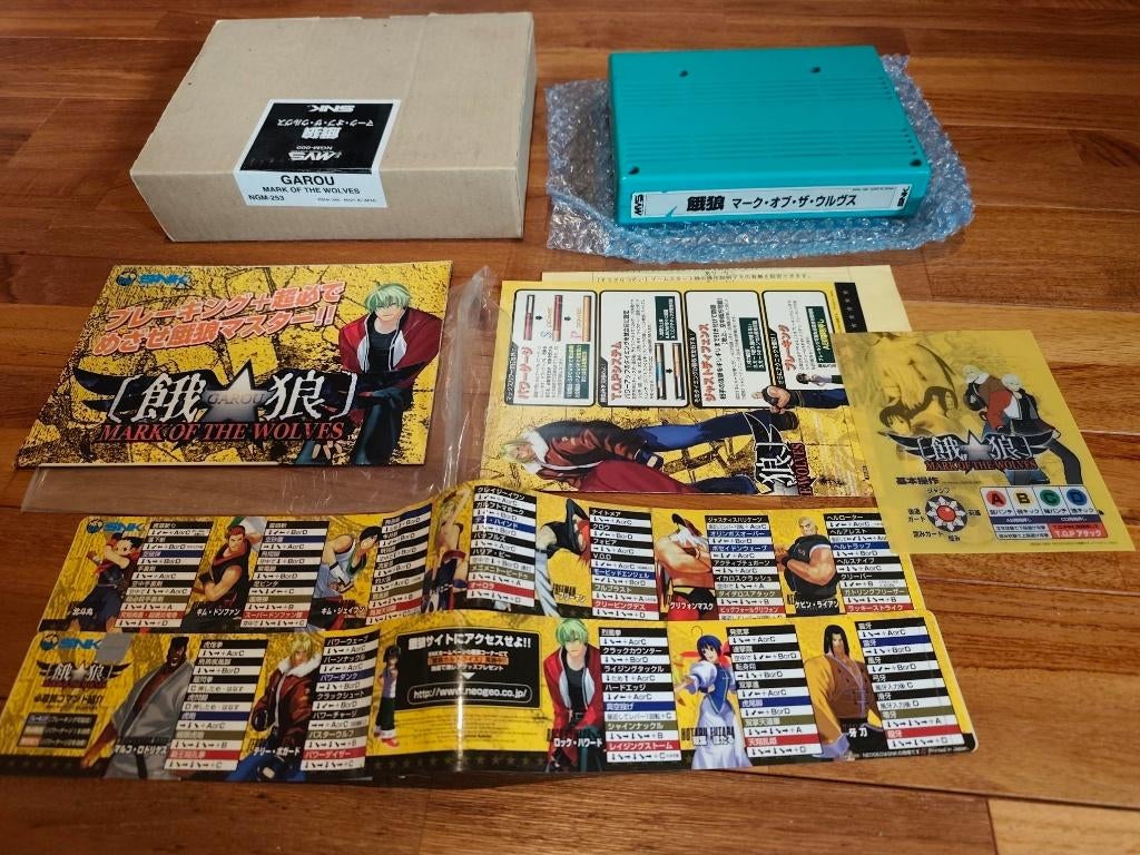 Garou: Mark of the Wolves – Full Kit JAP – Original SNK, Consoles de jeu & Jeux vidéo, Jeux | Autre, Comme neuf, Combat, 2 joueurs