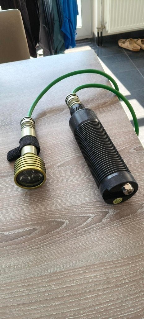 Kabellamp GreenForce, Watersport en Boten, Ophalen, Zo goed als nieuw, Duiklamp