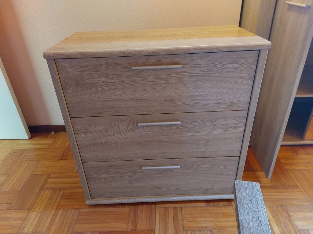 Commode en kledingkast met spiegel, Ophalen, Zo goed als nieuw, Kast