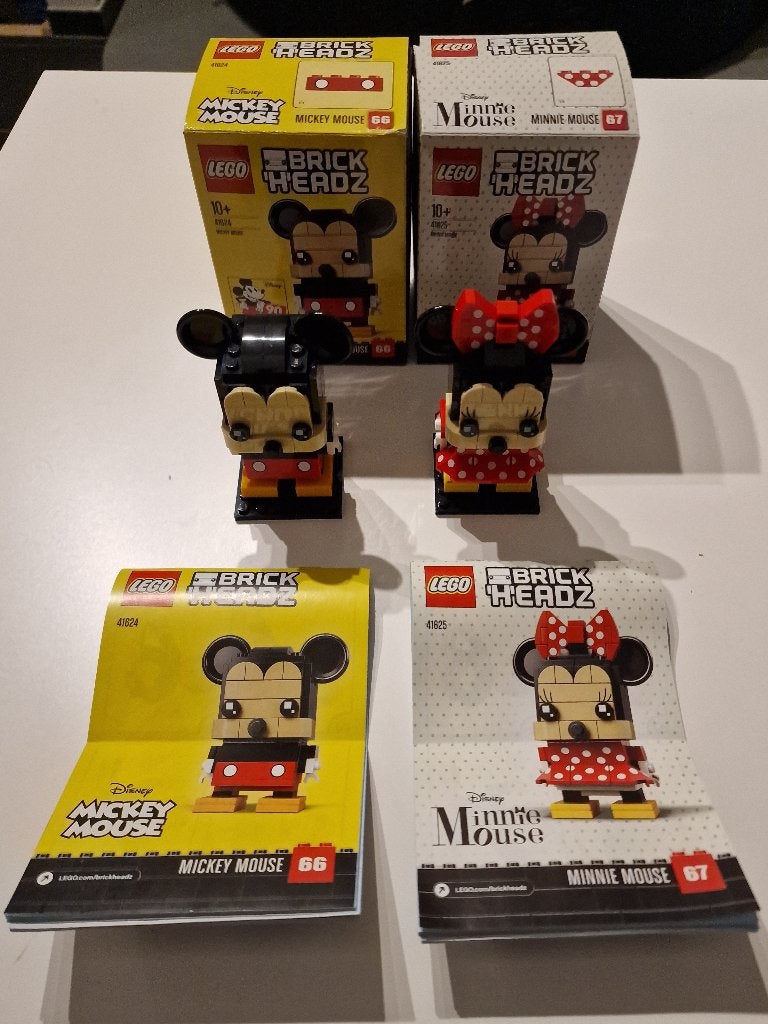Lego 41624 + 41625 Mickey & Minnie, Lego, Compleet, Ophalen of Verzenden, Zo goed als nieuw