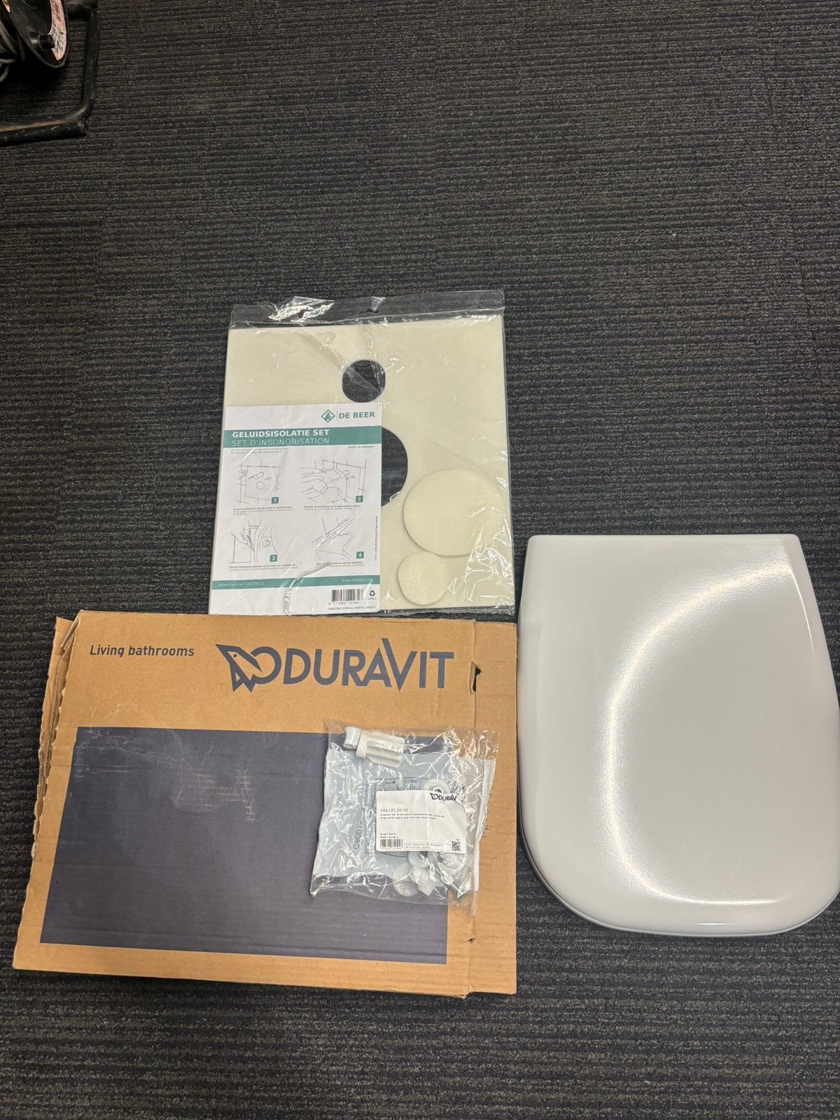 Duravit wc bril NIEUW IN VERPAKKING, Bricolage & Construction, Sanitaire, Enlèvement, Neuf