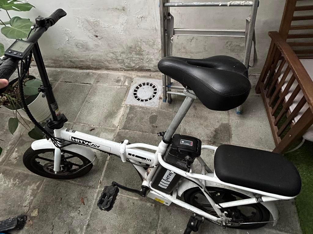 Elektrische fiets, Ophalen, Gebruikt