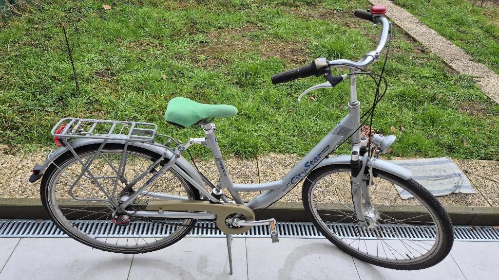 Duitse fiets alu "City Star" voor langer dan 1.m 60 tot 2.m, Fietsen en Brommers, Gebruikt, 47 tot 50 cm, Versnellingen, Ophalen