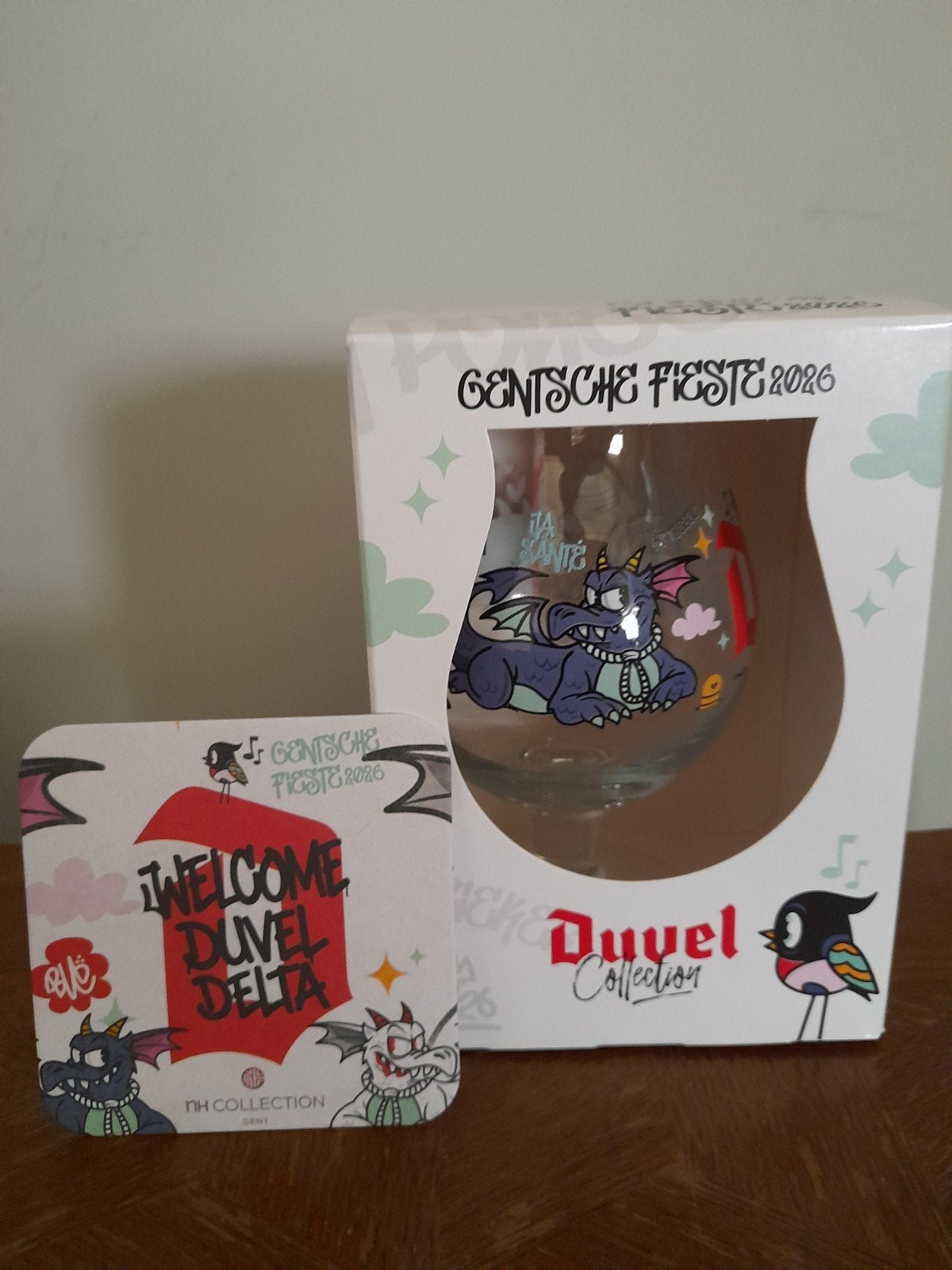 verre duvel+tapis à bière - Fêtes de Gand 2026, Enlèvement ou Envoi