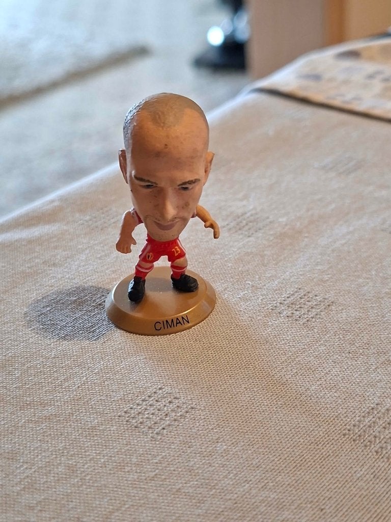Voetbalfiguurtje : Laurent Ciman / Rode Duivels /SoccerStarz, Collections, Enlèvement ou Envoi, Comme neuf, Statue ou Poupée