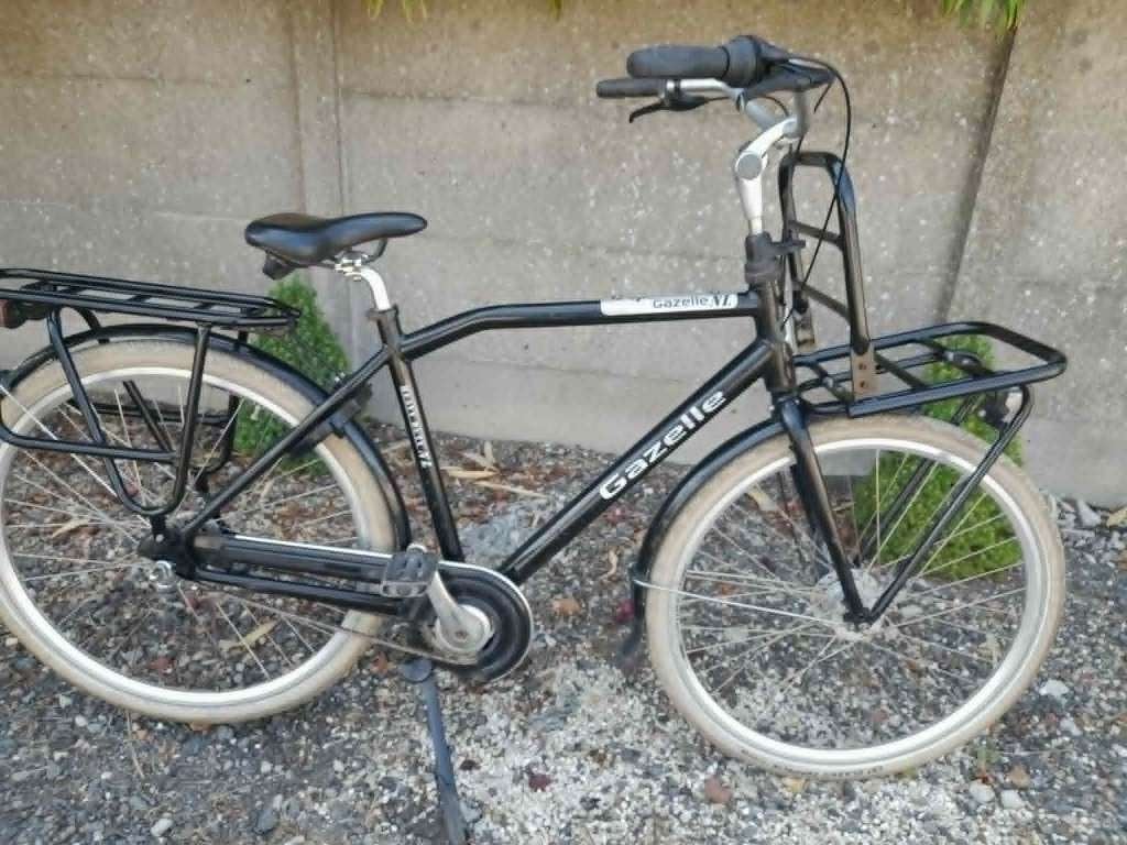 Gazelle Heavy Duty herenfiets, Ophalen, Versnellingen, Zo goed als nieuw, 57 tot 61 cm