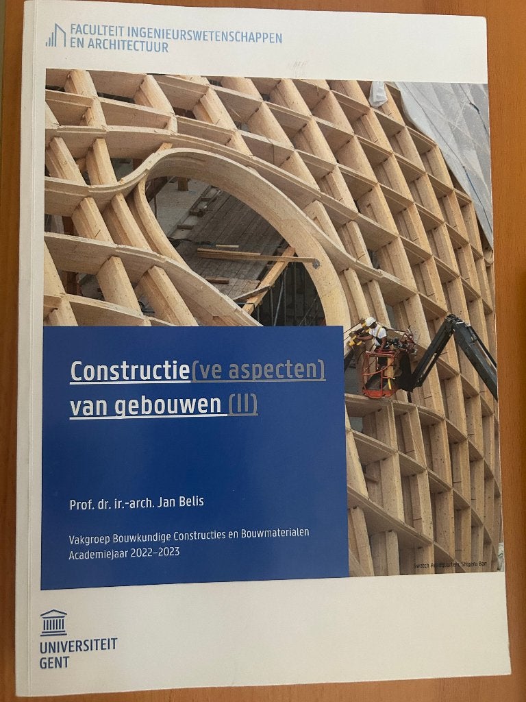 Constructieve aspecten van gebouwen II, Boeken, Techniek, Bouwkunde, Ophalen, Gelezen, Jan Belis