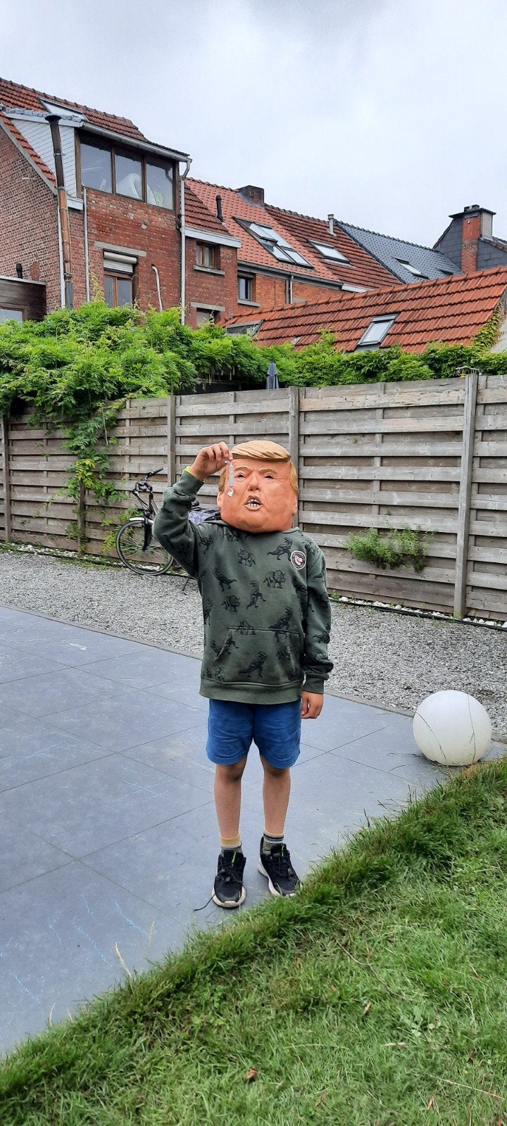 trump masker voor halloween, Immo