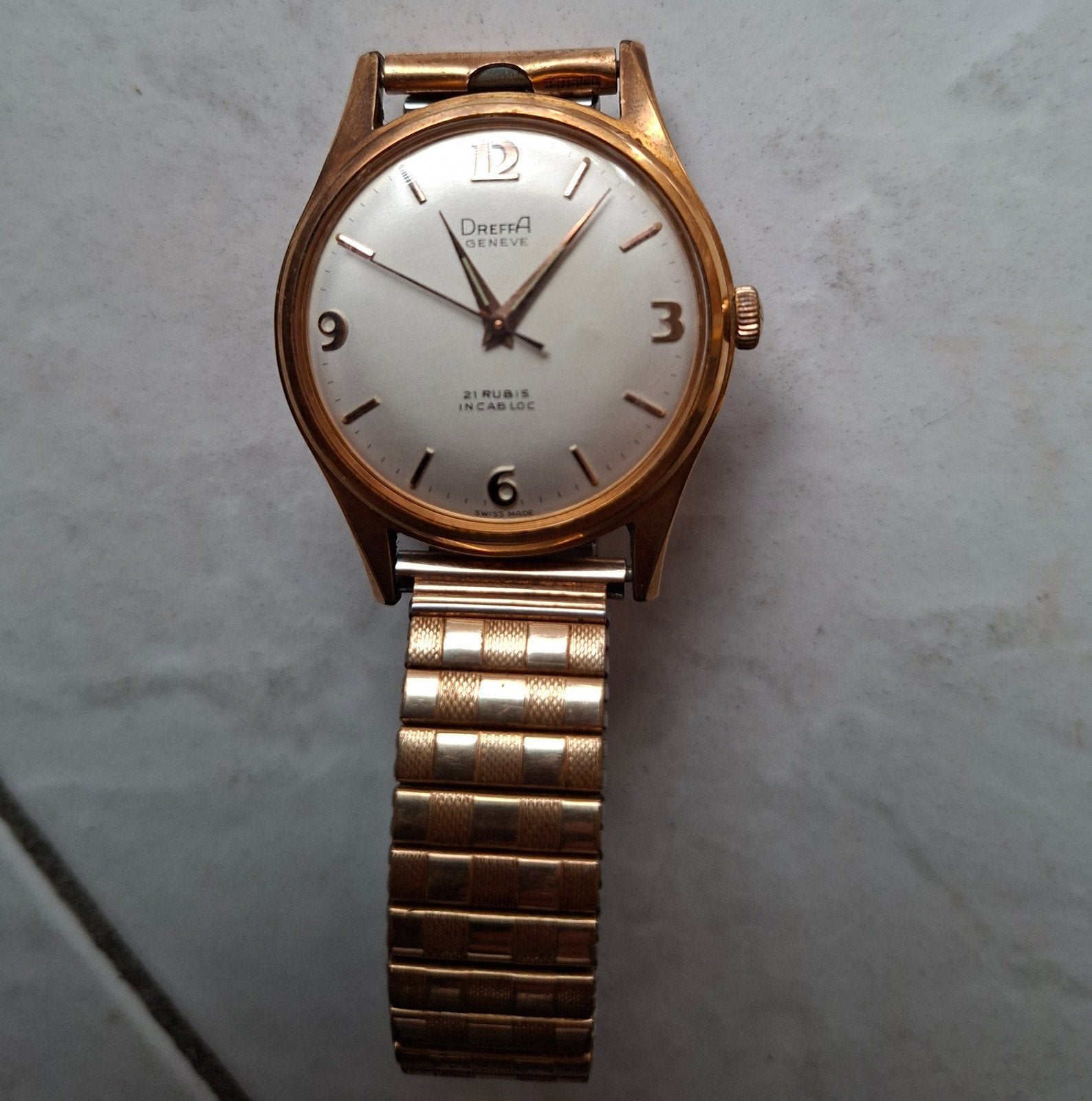 Dreffa zwitsers uurwerk, Ophalen