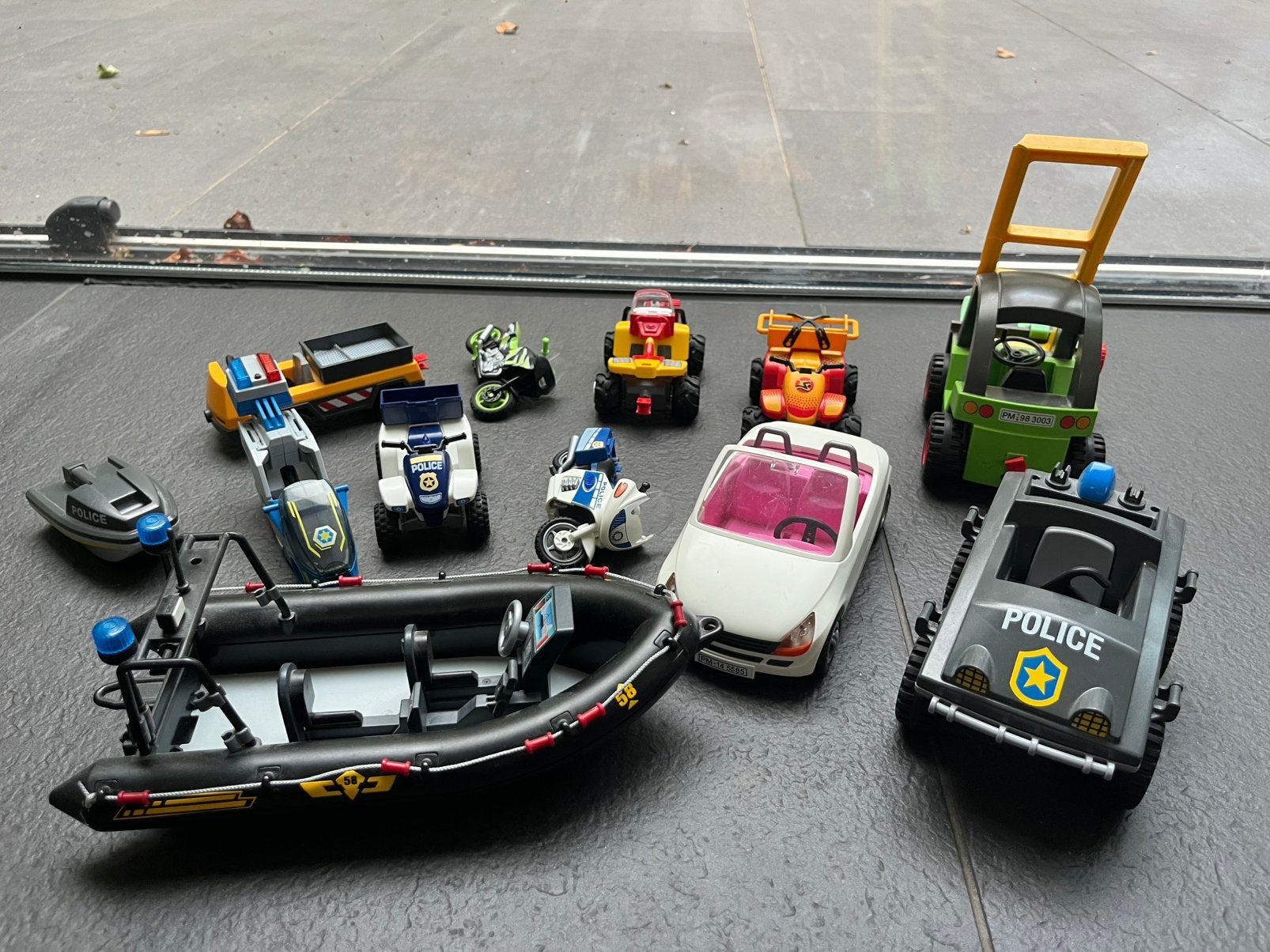 Verzameling kleine voertuigen Playmobil, Kinderen en Baby's, Speelgoed | Playmobil, Ophalen of Verzenden, Gebruikt, Losse onderdelen