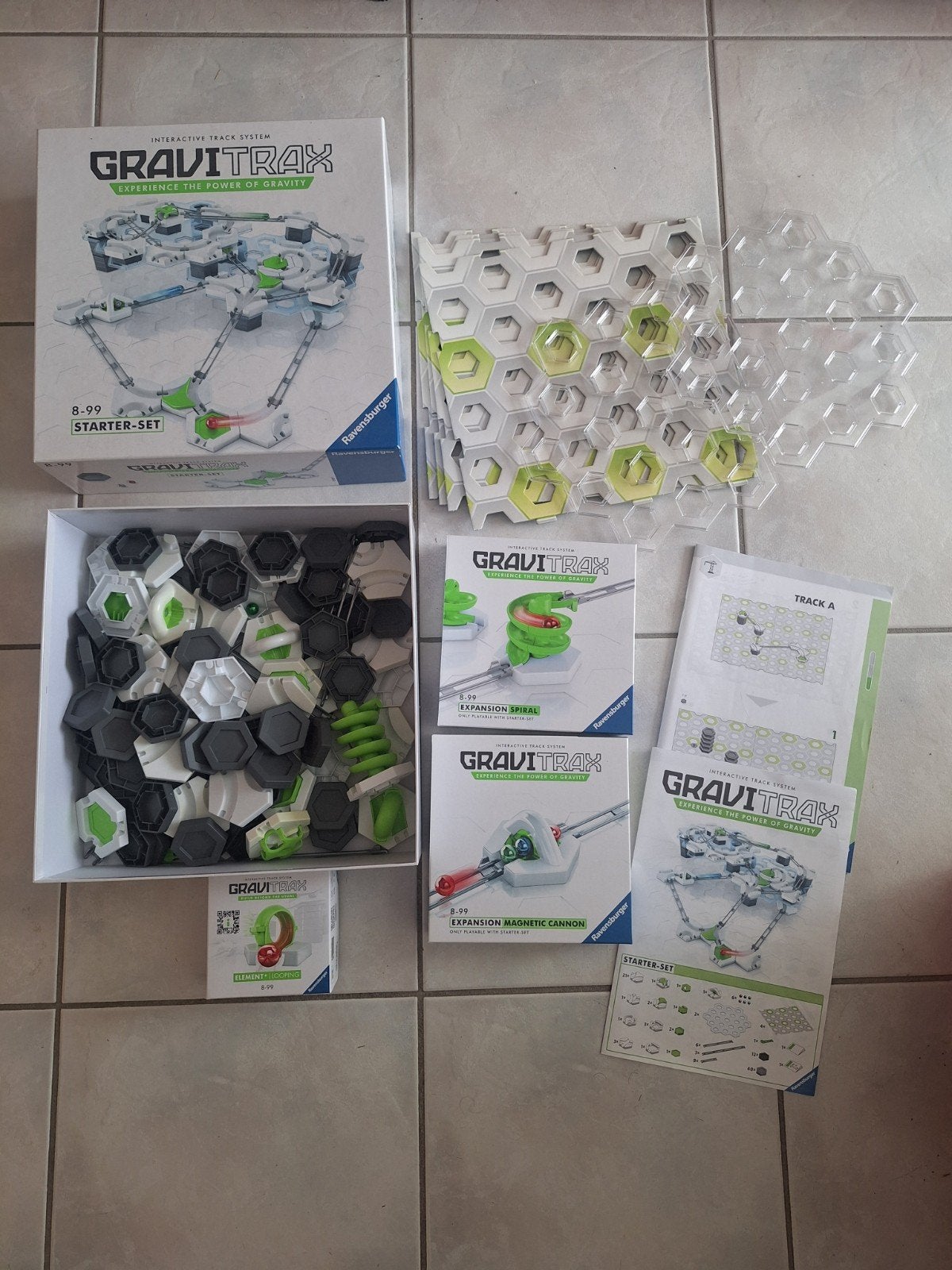 lot Gravitrax - starter-set + 3 uitbreidingen, Ophalen of Verzenden, Zo goed als nieuw, Bouwen