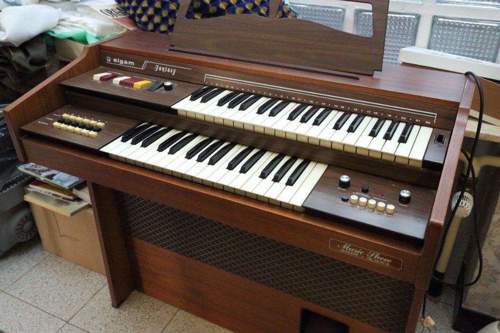Elektronisch orgel ELGAM - Orgue electron. Organ, Muziek en Instrumenten, Orgels, Ophalen, Gebruikt, 2 klavieren, Orgel