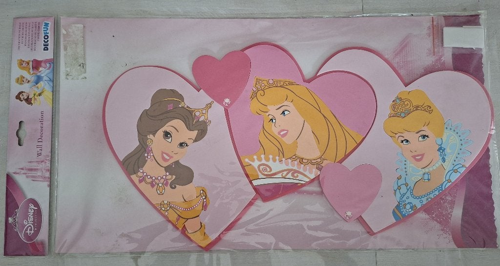 Décoration murale Disney Princesses (neuve emballée), Enfants & Bébés, Neuf, Enlèvement, Décoration murale, Rose