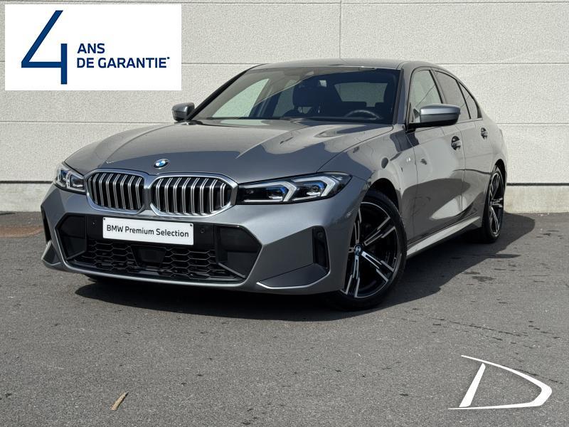 BMW Serie 3 318 Berline, Automaat, https://public.car-pass.be/vhr/ebe54b77-3bc9-43e2-b4d1-df196e88e72b, 156 pk, Zilver of Grijs