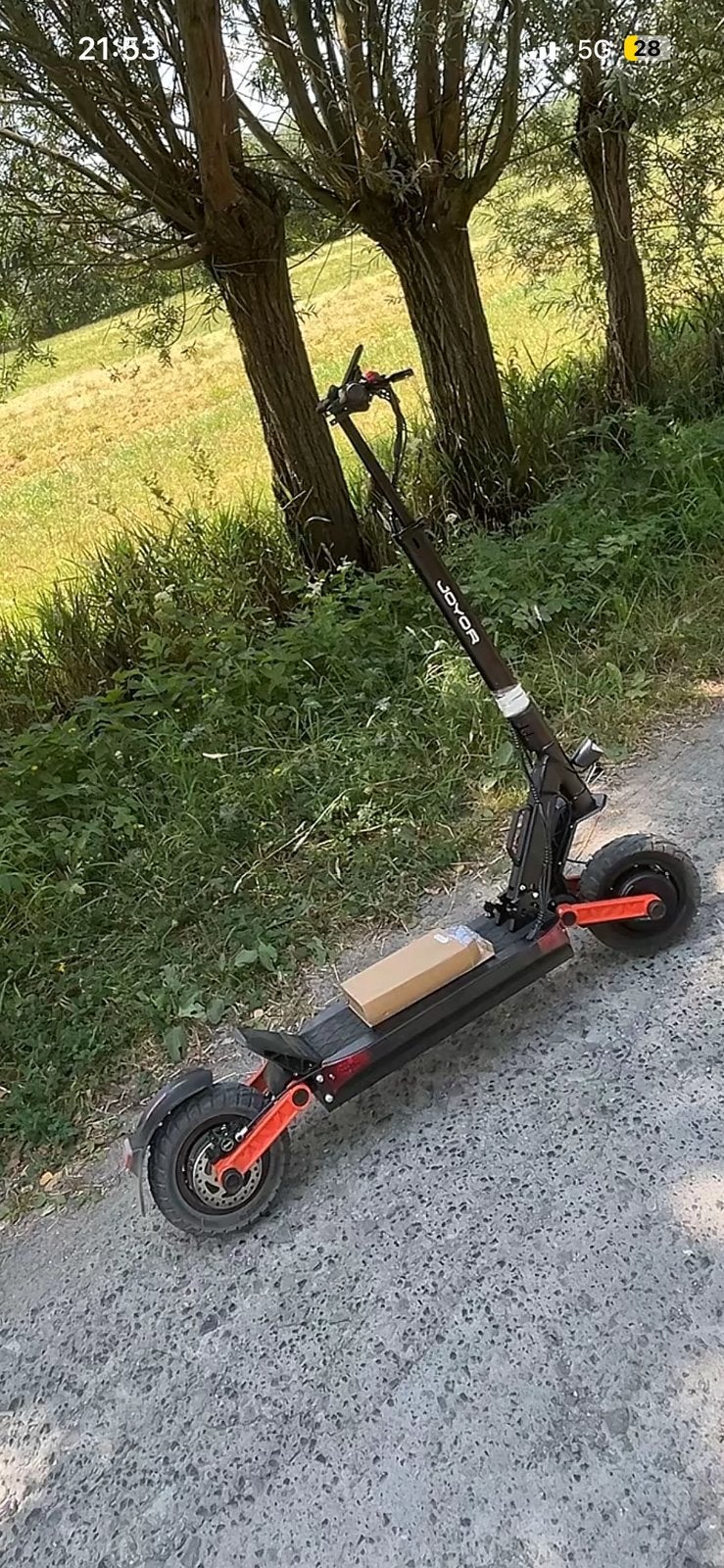 Joyor s10 sz custom maar 300km, Ophalen, Zo goed als nieuw, Elektrische step (E-scooter)