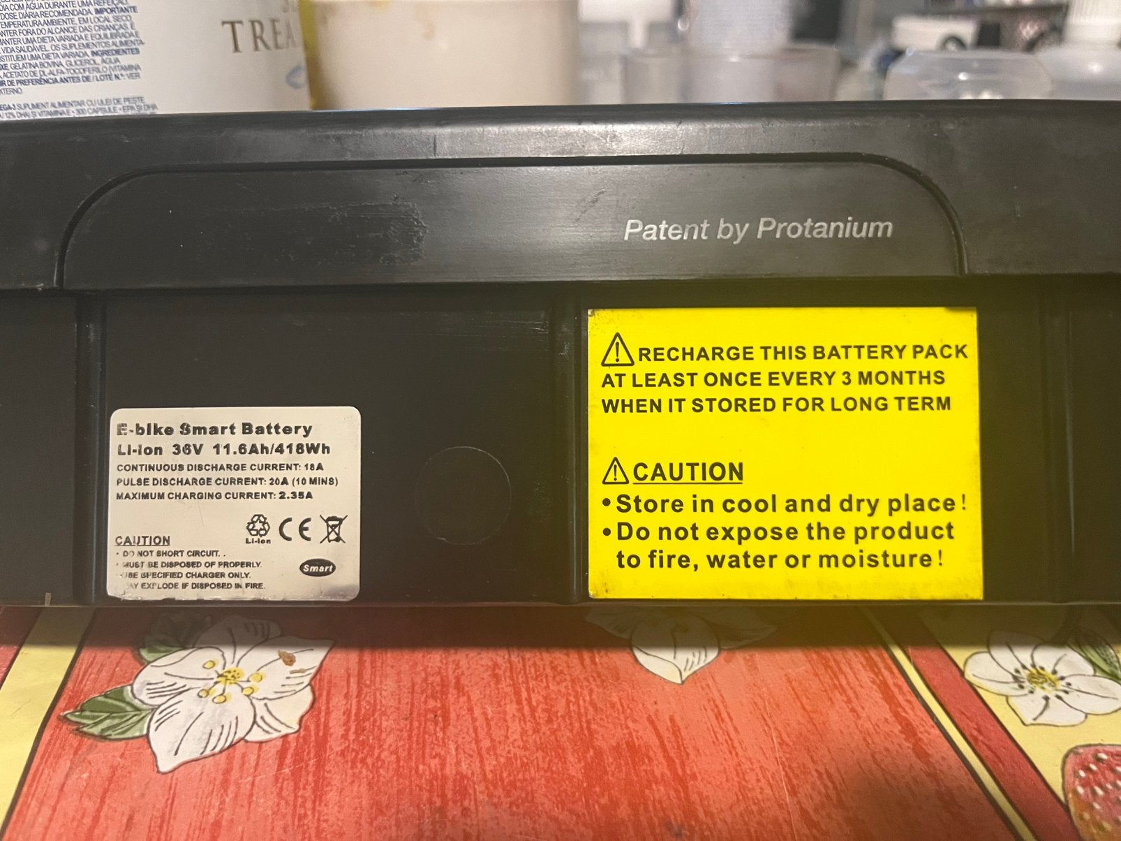 Batterie Li-ion 36 / 42 Volts 11,8 Ah  (418 Wh), Enlèvement, Comme neuf