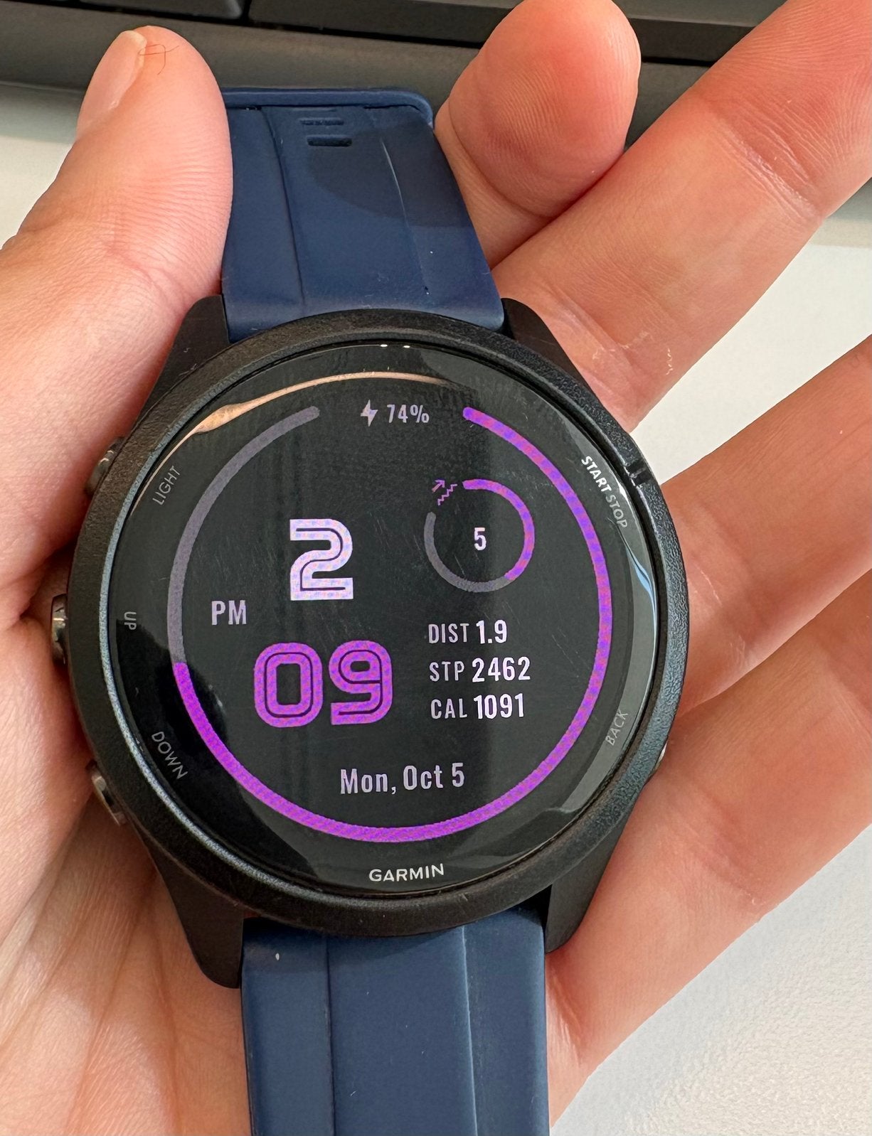 Garmin forerunner 265 GPS sporthorloge, Enlèvement ou Envoi, GPS, Comme neuf