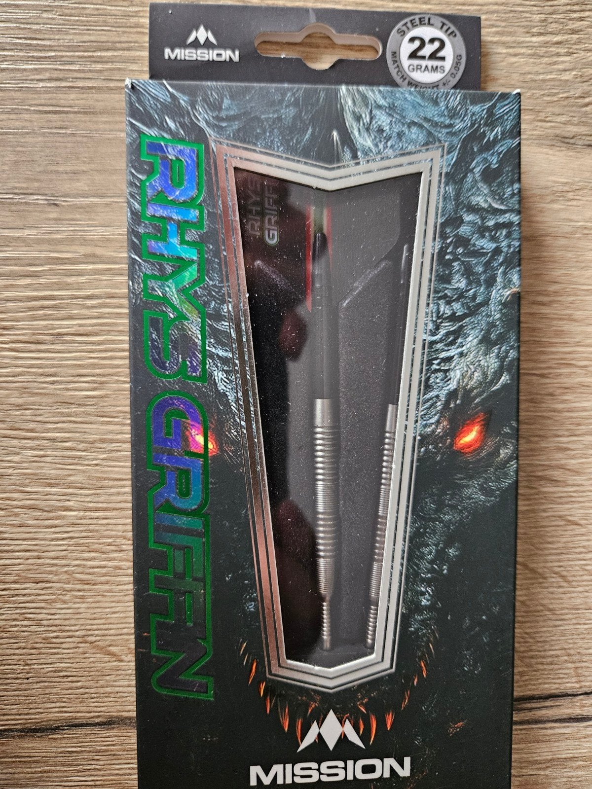 Mission Rhys Griffin 95% - Dartpijlen 22 gram, Sport en Fitness, Ophalen of Verzenden