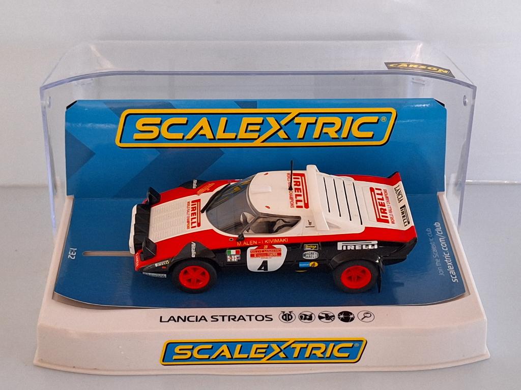 Scalextric Lancia Stratos San Remo Rallye 1978 Marklu C3931, Neuf, Autres marques, Électrique, Enlèvement ou Envoi