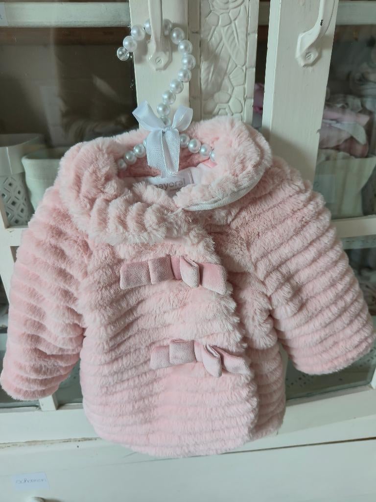 Roze winterjas mayoral 1-3 maanden, Kinderen en Baby's, Ophalen, Meisje, MAYORAL, Zo goed als nieuw
