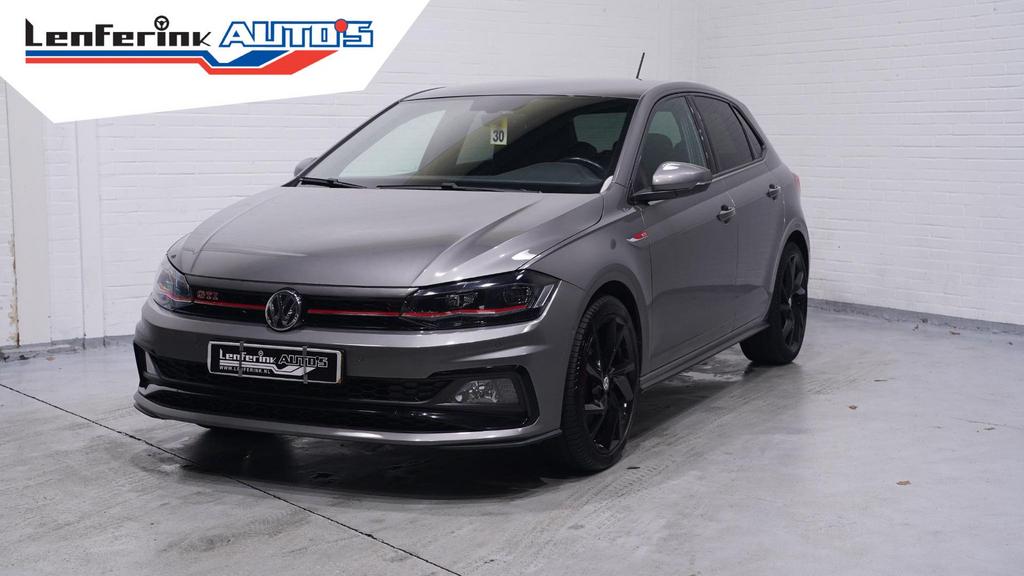 Volkswagen Polo 2.0 TSI GTI NAP Navi PDC Apple Carplay, Auto's, Automaat, Elektrische ramen, Bedrijf, Zilver of Grijs