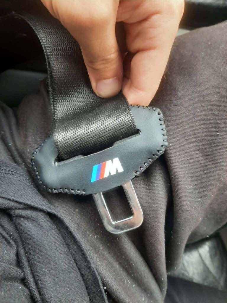 protection ceinture de sécurité bmw e36 e46 cuir, Enlèvement ou Envoi, Neuf