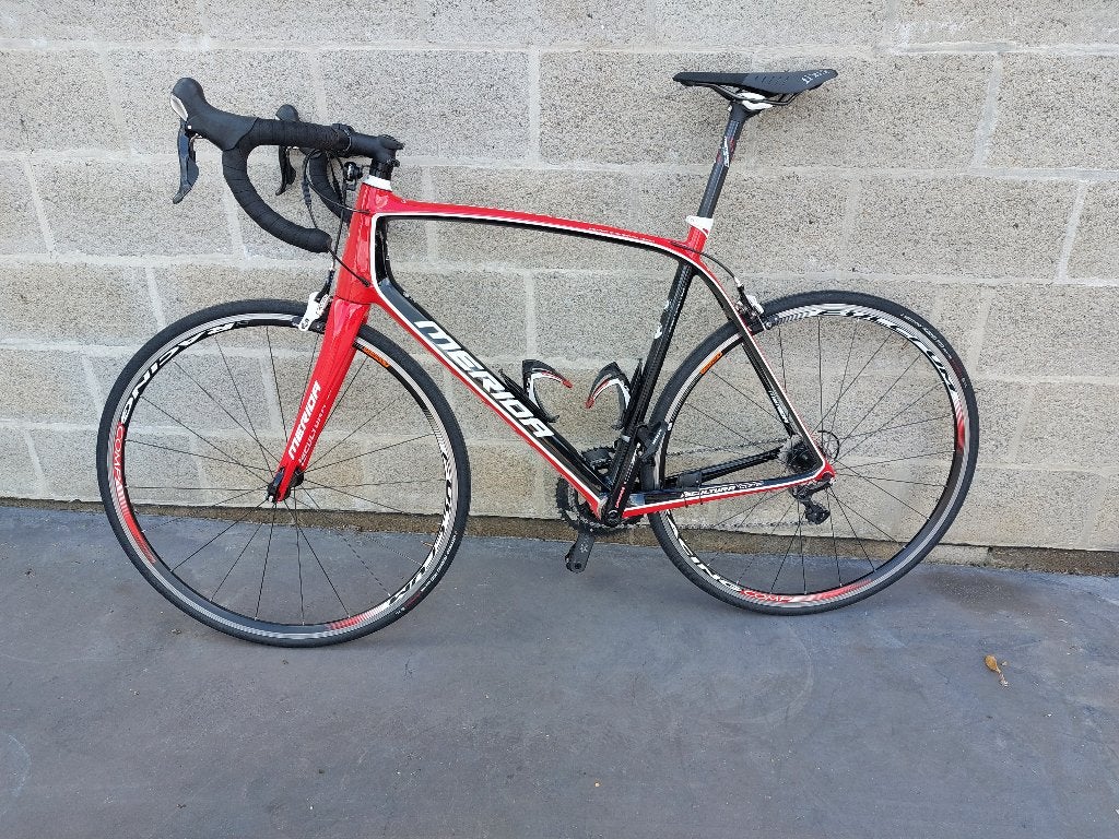 MERIDA SCULTURA COMP 905, Fietsen en Brommers, 28 inch, Gebruikt, Carbon, 10 tot 15 versnellingen