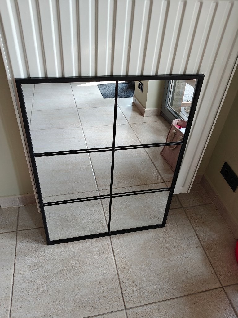 Landelijke spiegel 60 x 80 cm, Huis en Inrichting, Woonaccessoires | Spiegels, Gebruikt, 50 tot 75 cm, Minder dan 100 cm, Rechthoekig