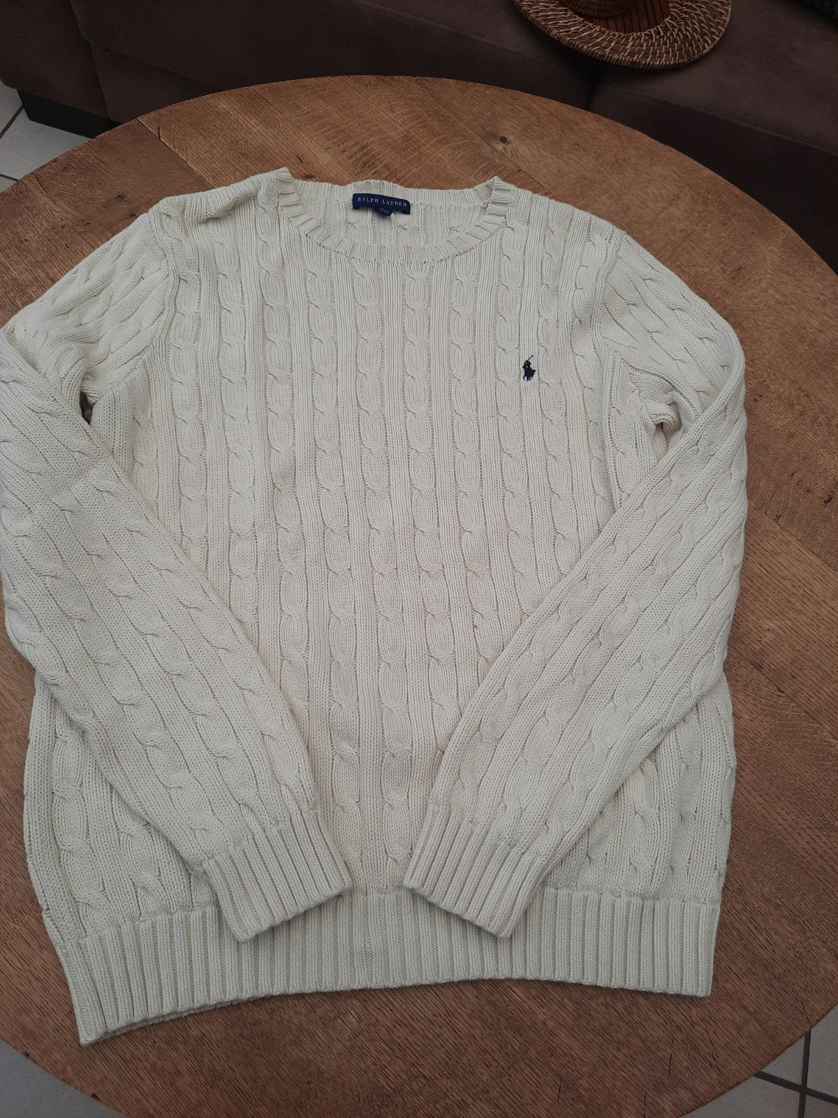 Trui Ralph Lauren, Kleding | Dames, Ophalen, Beige, Maat 46/48 (XL) of groter, Zo goed als nieuw