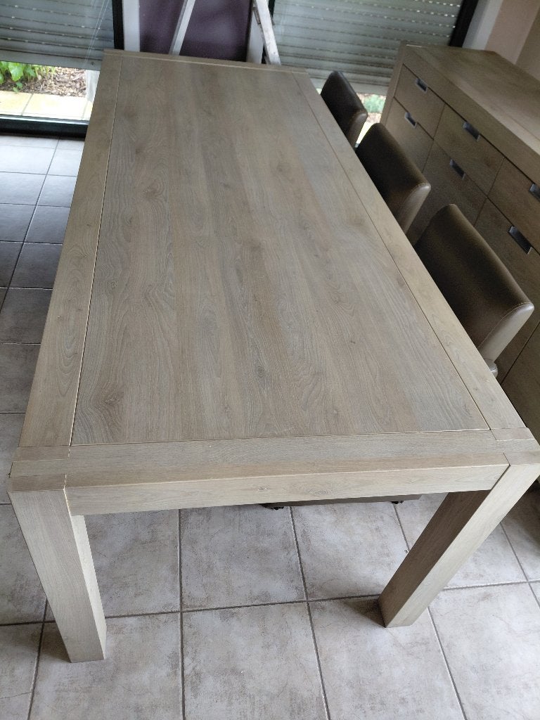 Tafel + dressoir, Ophalen, Gebruikt, Rechthoekig