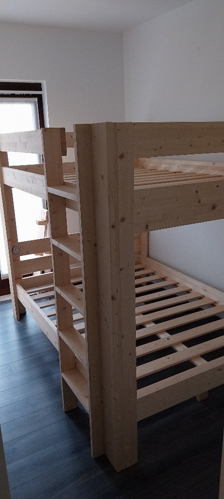 stapelbed, Ophalen, 140 cm, Zo goed als nieuw, 200 cm