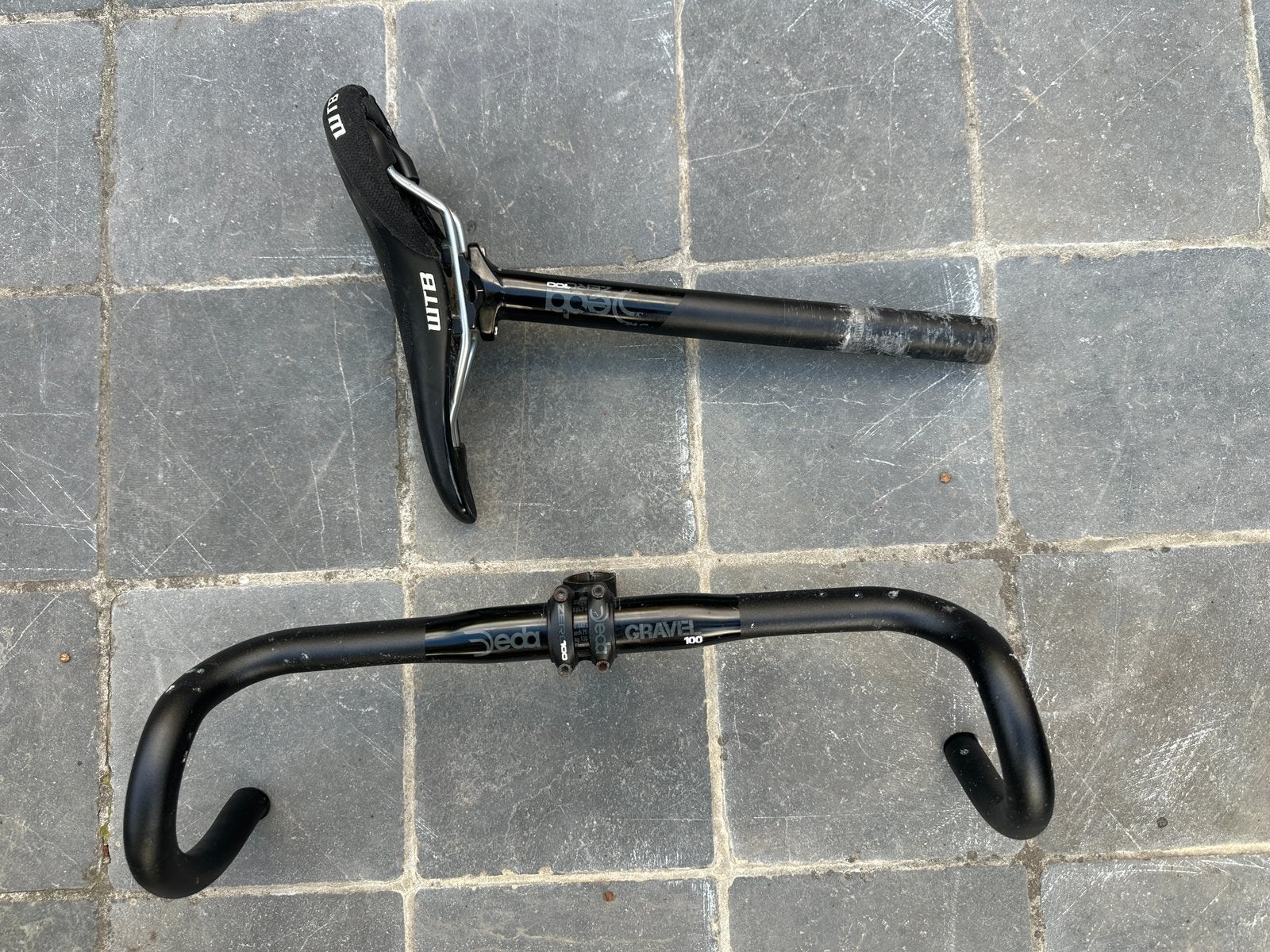 Deda Gravel100 Stuur + Stuurpen + WTB Zadel & Zadelpen, Fietsen en Brommers, Gebruikt, Stuur, Ophalen of Verzenden, Gravelbike