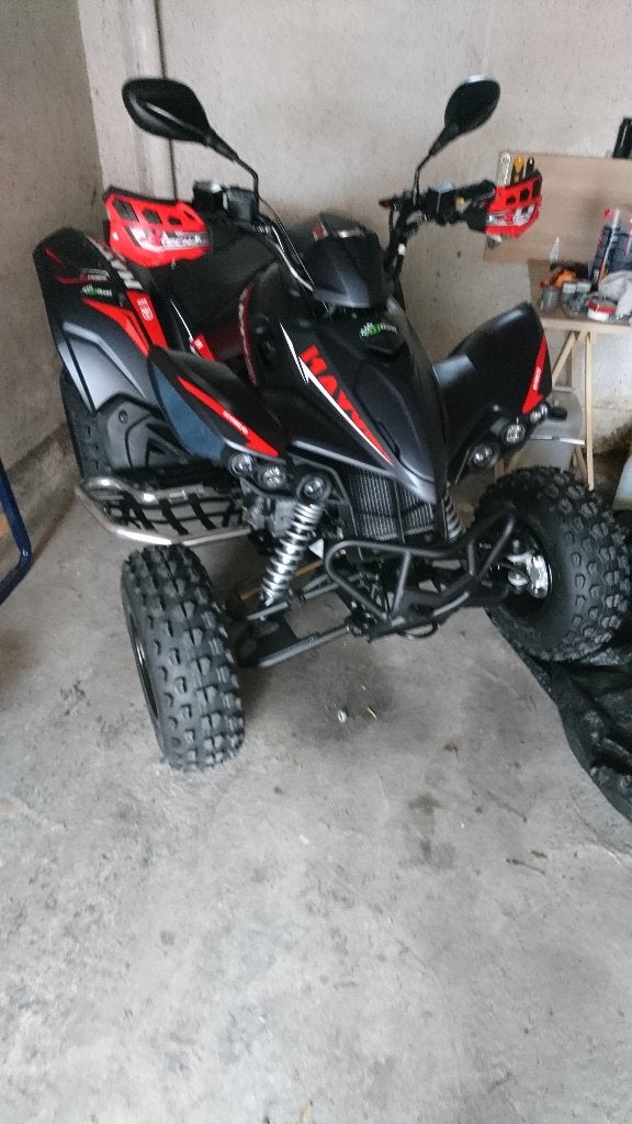 Quad kymco 300cc, Ophalen