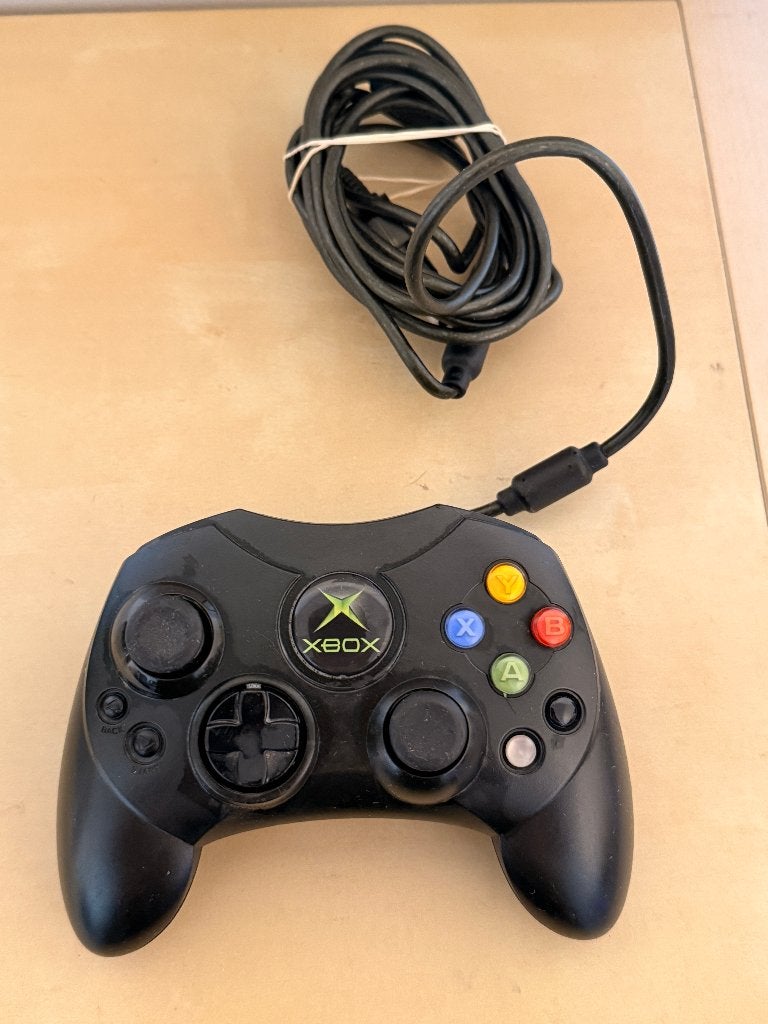 Microsoft Xbox Controller S, Games en Spelcomputers, Ophalen of Verzenden, Gebruikt, Controller, Xbox Original
