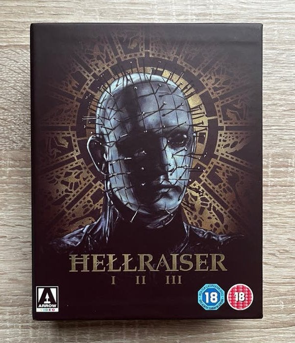 Hellraiser Trilogy Blu-ray Boxset Arrow  | Rev. Slipcover, Boxset, Ophalen of Verzenden, Zo goed als nieuw, Blu-ray