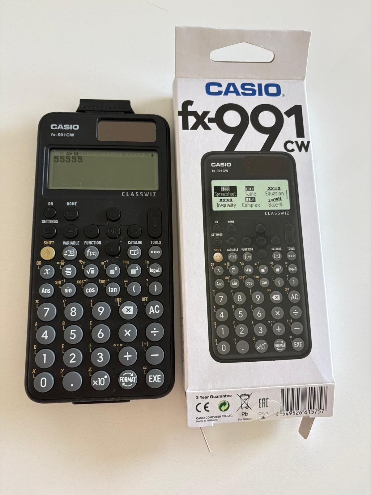 Casio fx 991 cw, Diversen, Ophalen of Verzenden, Zo goed als nieuw