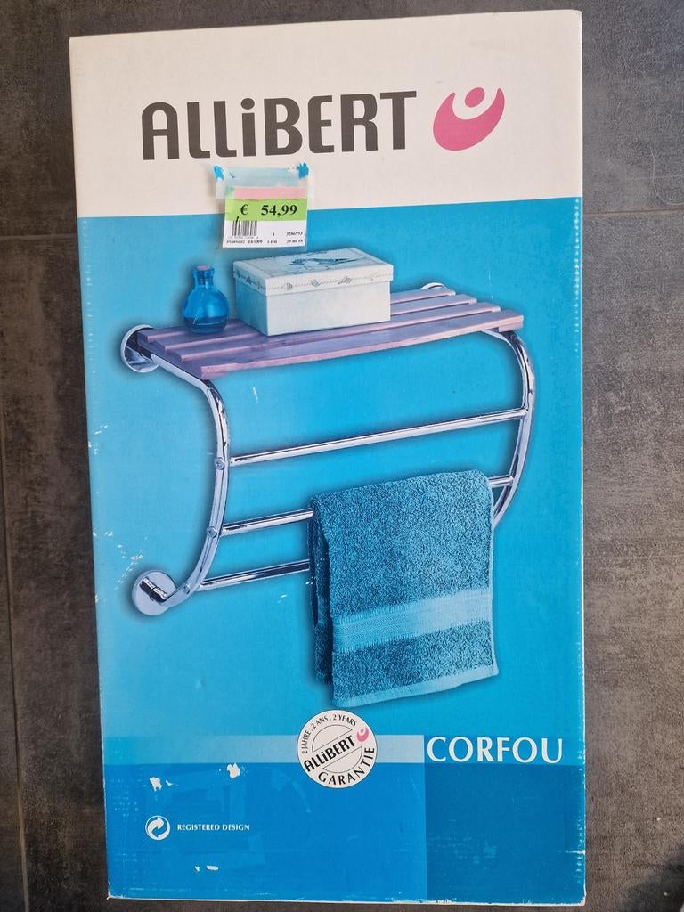 Alibert Corfou handdoekrek, Ophalen