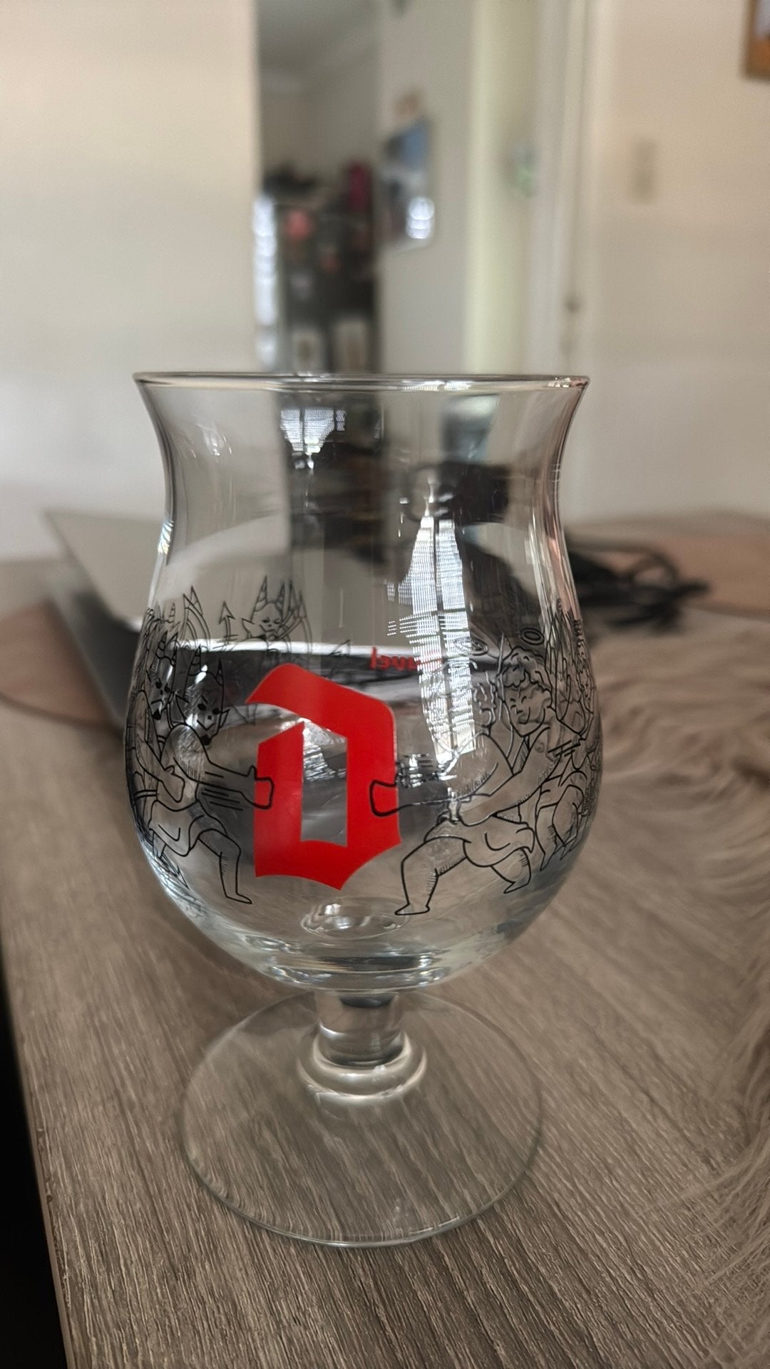 Duvel engel/duivel, Collections, Enlèvement, Comme neuf, Verre à bière