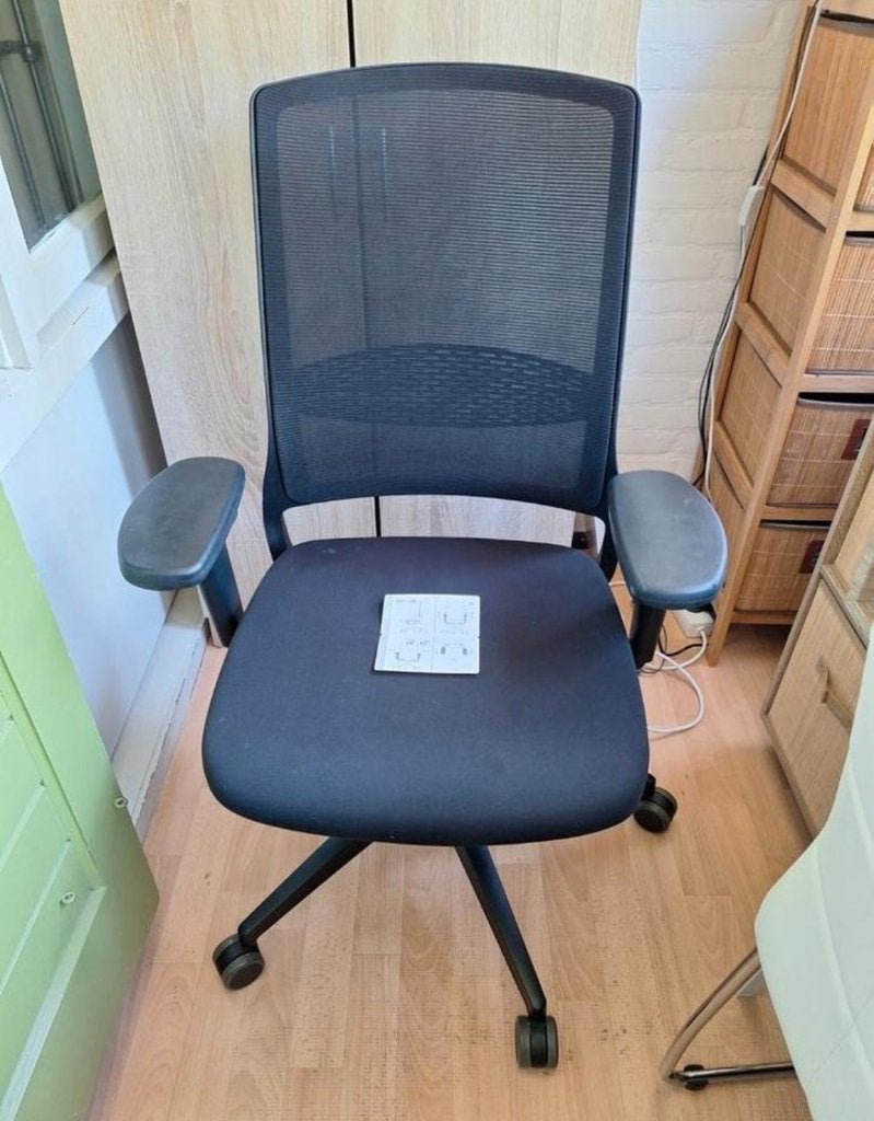 Ergonomische bureaustoel Ahrend Gispen Zinn Smart, Ophalen, Zwart, Bureaustoel, Ergonomisch