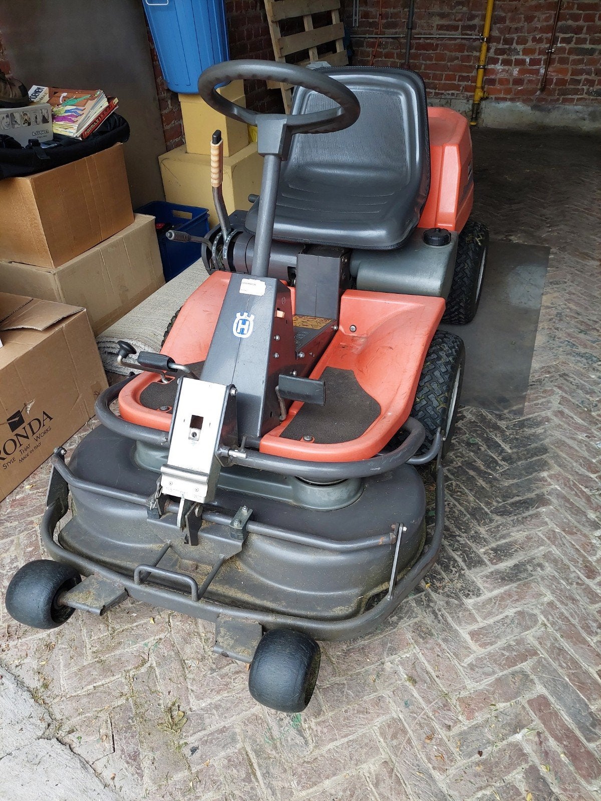 Tondeuse mulching Husqvarna, Jardin & Terrasse, Tondeuses autoportées, Enlèvement, HUSQVARNA, Fonction de mulching, 90 à 120 cm