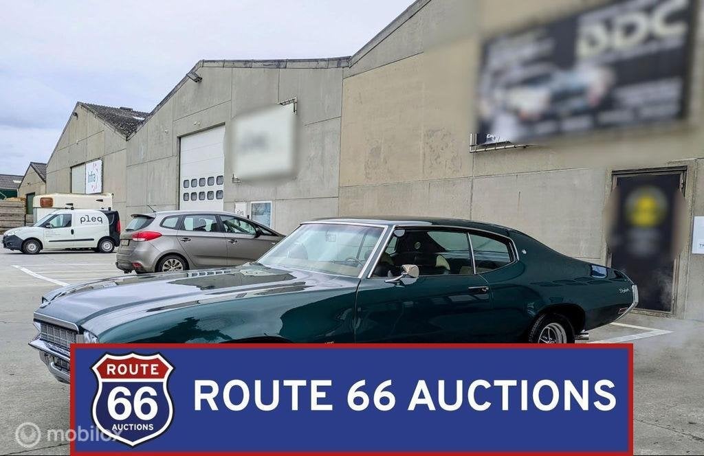 Buick Skylark | 1972 | Route 66 Auctions, Auto's, Zwart, Bedrijf, Handgeschakeld, Buick