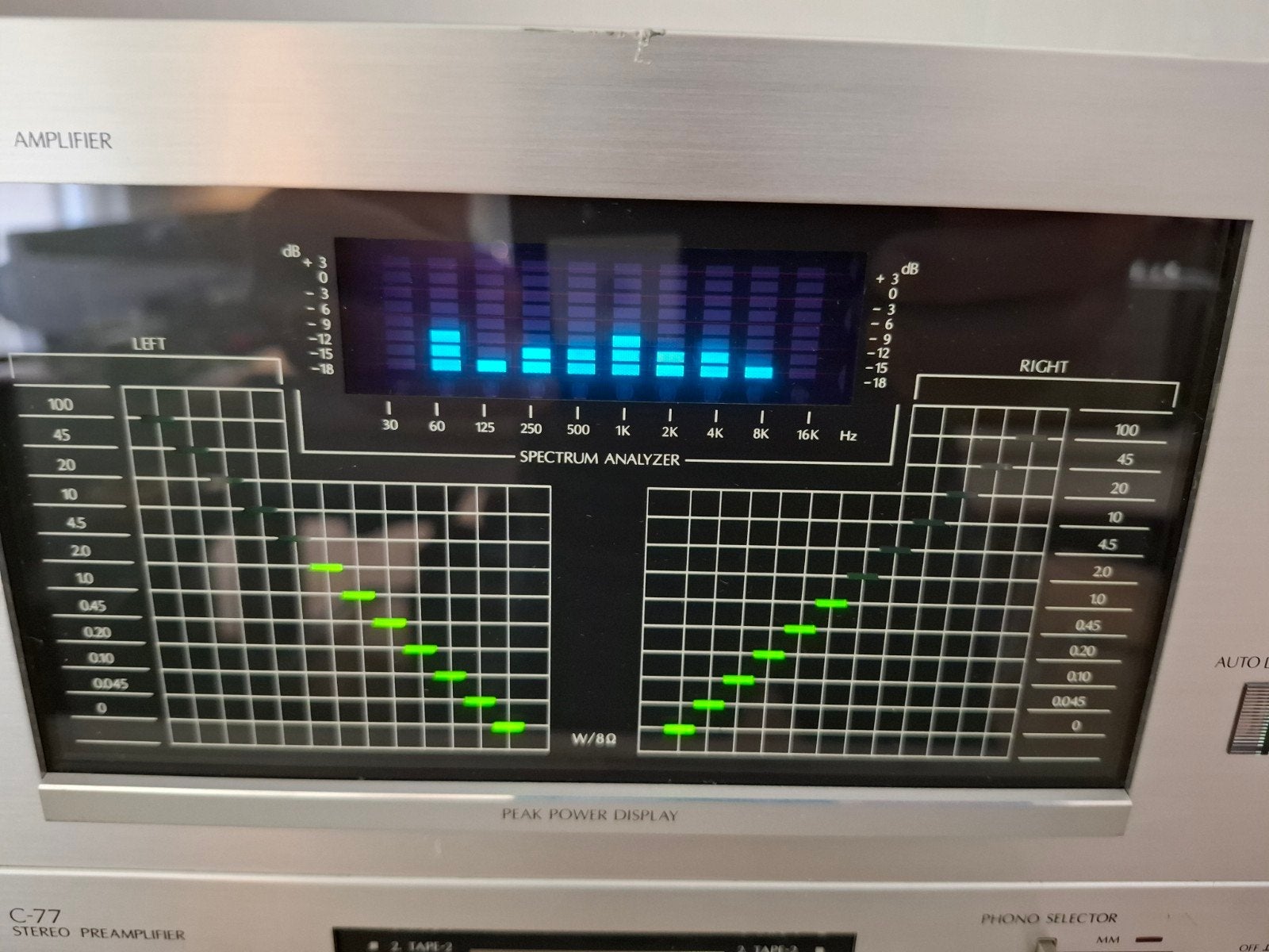 Sansui ampli B-77 preampli C-77 Rare avec spectrum analyseur, Audio, Tv en Foto, Versterkers en Ontvangers, Ophalen of Verzenden