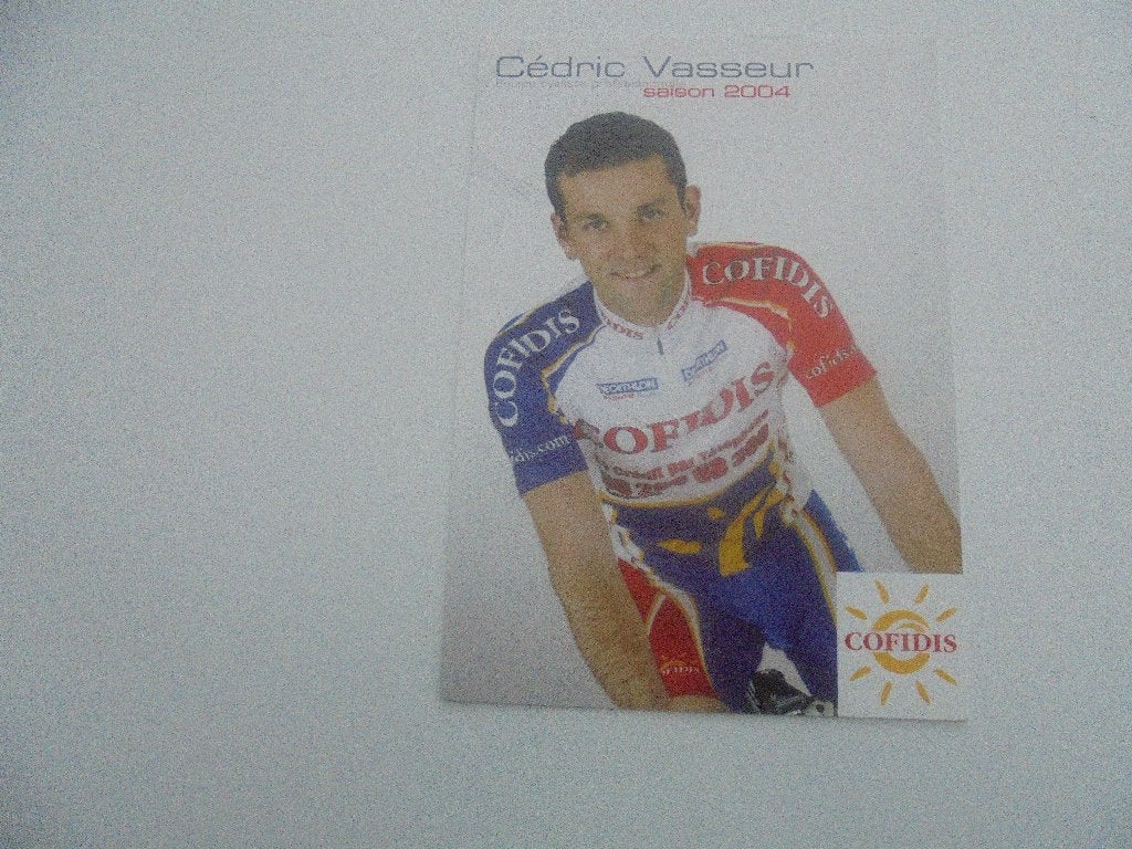 wielrenner- cédric vasseur, Envoi, 1980 à nos jours, Comme neuf, Photo