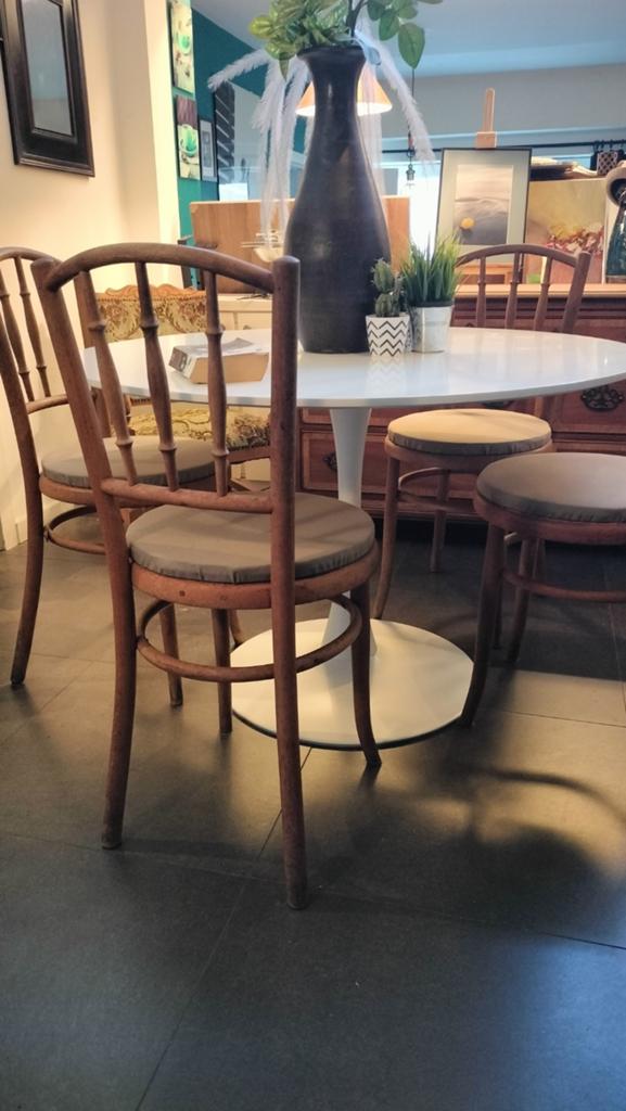 Prachtige dining room set up met Fischel stoelen, Maison & Meubles, Accessoires pour la Maison | Autre, Enlèvement