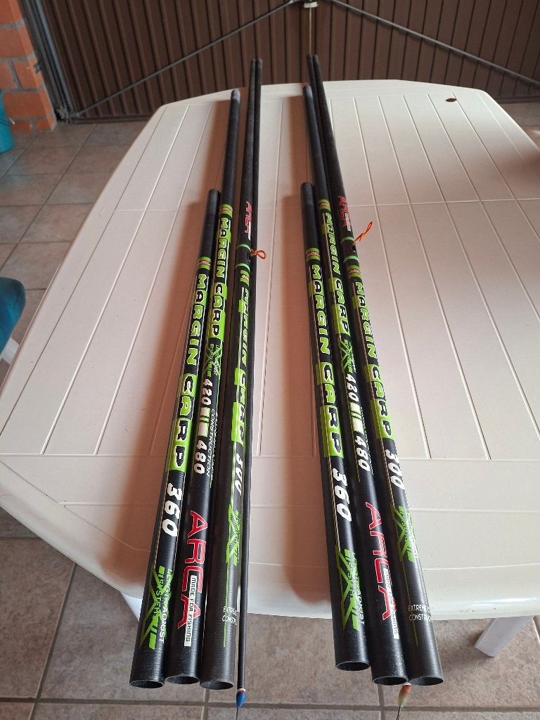 Margin carp arca  ( 2 stuks en voorzien van elastiek), Ophalen, Zo goed als nieuw, Vaste hengel